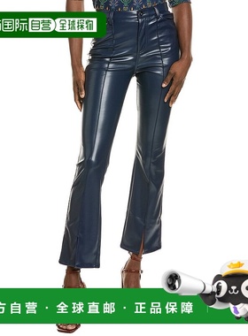 自营Johnny Was Flare纯素皮革长裤-蓝色休闲裤 美国直发奥莱