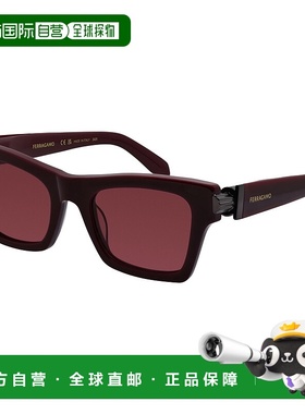 自营Salvatore Ferragamo SF 2013S 606 52mm女式猫眼太阳镜-酒红
