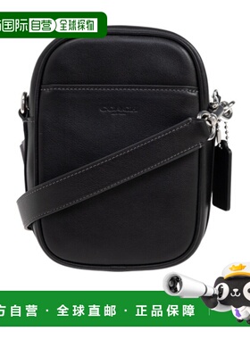 香港直邮COACH 男士斜挎包 CW461BLK SS2025 黑色 拉蔻驰单肩包