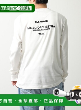 日本直邮JIL SANDER 男式T 恤 J22GC0172 J46219 长袖剪裁缝制长