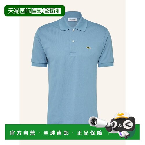 香港直邮LACOSTE 男士T恤 100101227317037 CO 浅蓝支付后1h可退