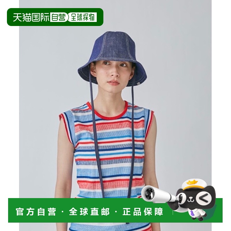 1h可退 日本直邮override OVERRIDE男女同款OGC牛仔布郁金香帽 纯