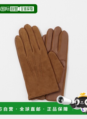 1h可退 日本直邮Gloves by Fratelli Forino 男装 羊革x针织 触控
