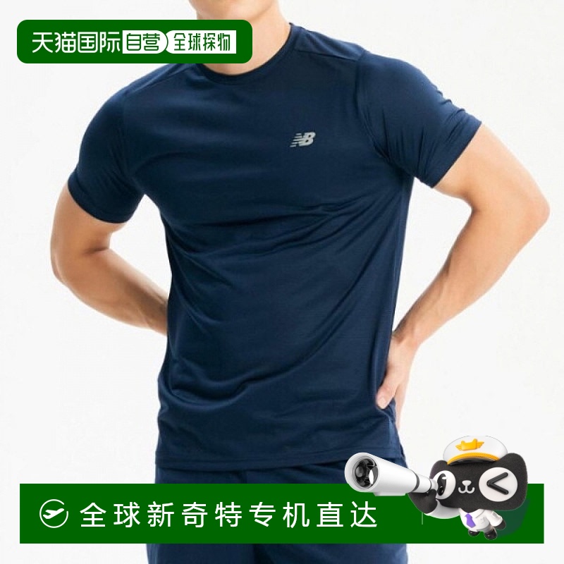 1h可退 韩国直邮newbalance  上装T恤短袖跑步