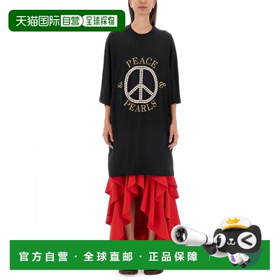 香港直邮Moschino莫斯奇诺PEACE & PEARLS女士连【付后1h可退】