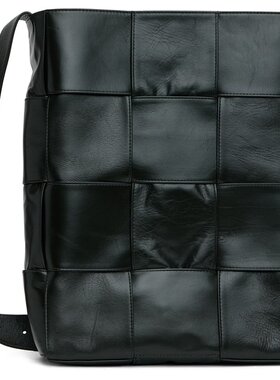 潮奢 Bottega Veneta 葆蝶家 男士 绿色 Acro 单肩包 729551VCQ71