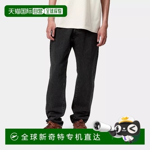 牛仔裤 欧洲直邮Carhartt 黑色棉休闲裤 Wip 子 男士