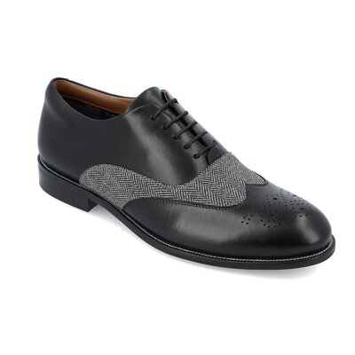 【美国奥莱】直发 Thomas & Vine Denzell Wingtip Oxford - 黑色
