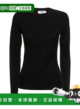 香港直邮Fendi 修身针织套衫长袖针织衫 FZX773AJFE