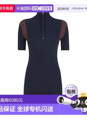 香港直邮Fendi 高领短袖连衣裙 FZDC43ASOR包臀裙