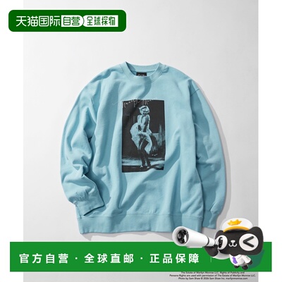 1h可退 日本直邮RAGEBLUE 男士 Marilyn Monroe联名印花卫衣 6571