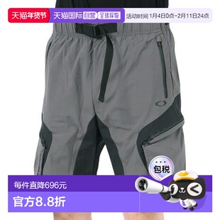 日本直邮OAKLEY 男士拨水双拉链Latitude Cargo Short半款工装短