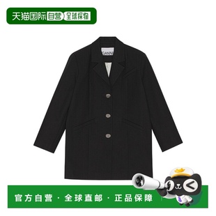 F8081休闲时尚 香港直邮Ganni 外套 西装 百搭舒适流行穿搭 长袖