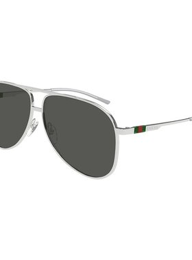 香港直邮GUCCI 男士眼镜 GG1677S001 CO 灰色 几何框太阳镜