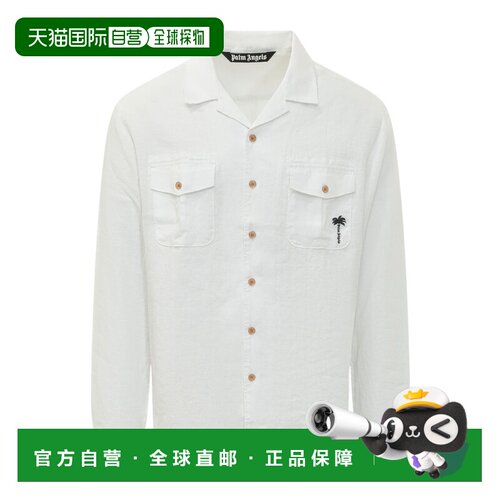 香港直邮PALM ANGELS 男士衬衫 PMGE04PS26FAB001【付后1h可退】