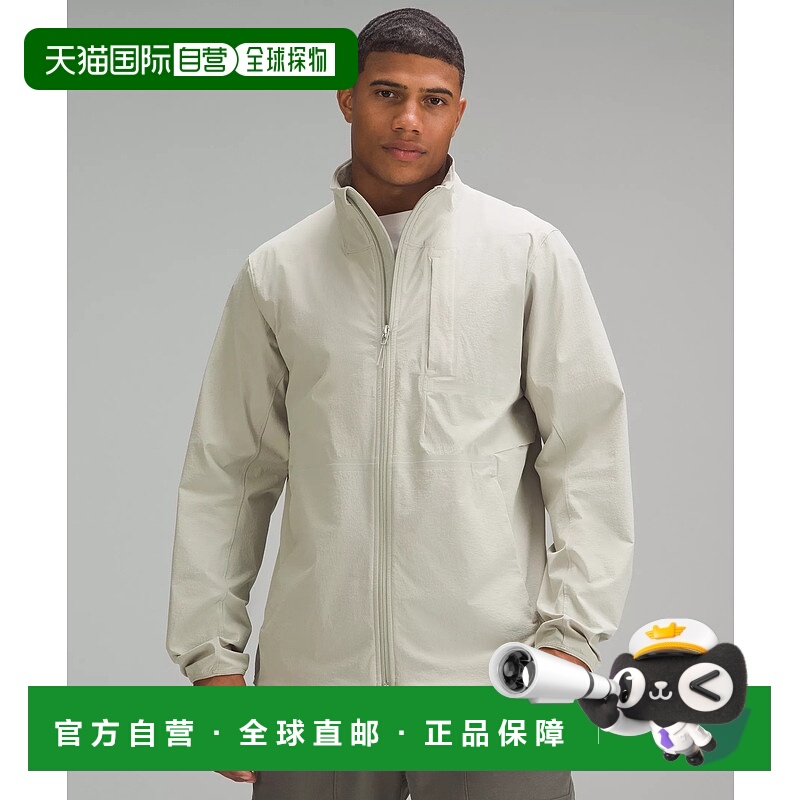 日潮跑腿Lululemon露露乐蒙男款宽松风衣夹克外套潮流穿搭 高级感