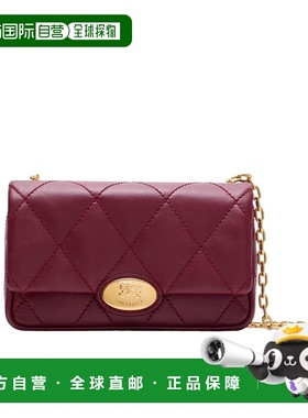香港直邮BURBERRY 女士斜挎包 81116471 AW2025 红色 Strand 单肩