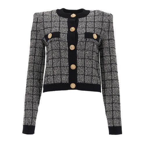 1h可退 欧洲直邮BALMAIN 女士针织衫 GF1KL000KJ48EER SS2026 黑