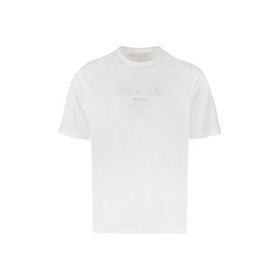 AW2024 PRADA UJN815S2211052F0009 T恤 白色 男士