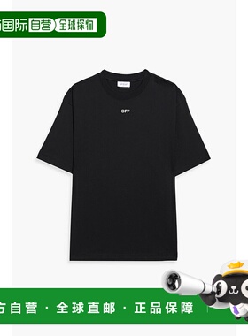 香港直邮off-white 男士 印花棉针织T恤 44MAA120G5J00K1001男装