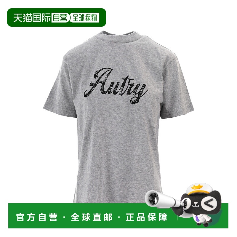 香港直邮AUTRY 女士T恤 TSPWI5CDD AW2025 灰色 T-SHIRT MAIN WOM