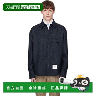1h可退 香港直邮潮奢 Thom Browne 汤姆 布朗 男士 海军蓝 Oversi