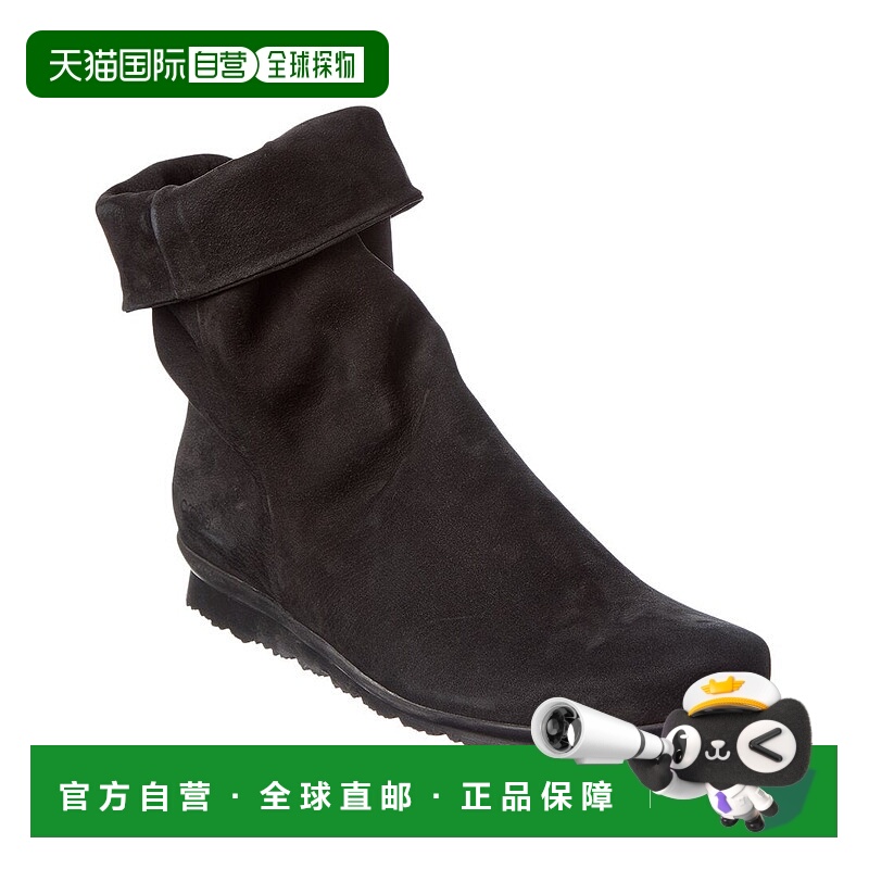 自营Arche Bararc Suede Boot - Black 中筒靴女靴美国直发奥莱