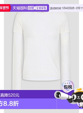 香港直邮toteme 女士 层叠感莱赛尔纤维混纺上衣 243WRT0348YA007