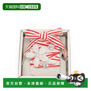 1h可退 香港直邮GOLDEN GOOSE 女士 金鵝豪華品牌皮花裝飾鞋帶 GU