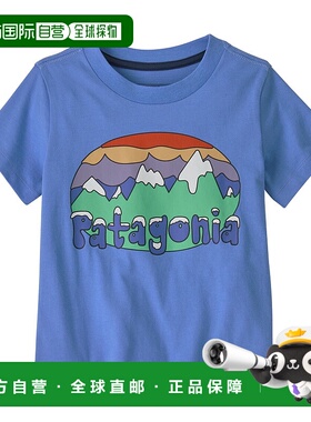 日潮跑腿Patagonia巴塔哥尼亚 儿童 Fitzroy Flurry 短袖T恤 ABNB