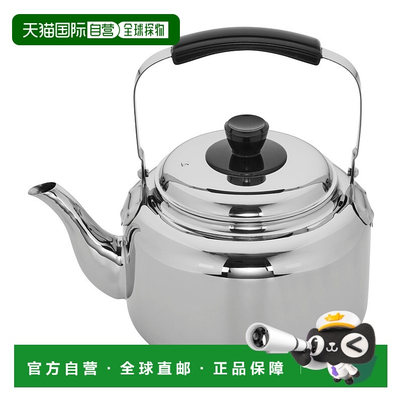 自营 DEMEYERE Resto 不锈钢茶壶 - 不锈钢 - 6.3 夸脱 美国奥莱