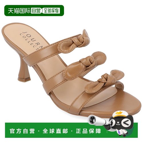 自营 journee collectionJournee 系列 Kristina 女式高跟鞋 - 棕