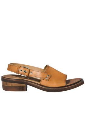 香港直邮MIU MIU 女士凉鞋 5X677E5ODFA045F0054 SS2026 棕色