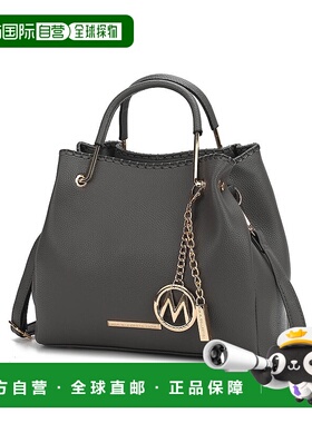 自营mia k collectionIsidora Tote 女士永恒百搭手提包 - 炭灰色