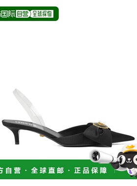 香港直邮Versace 露跟高跟凉鞋 10154241A08415新款范思哲尖头