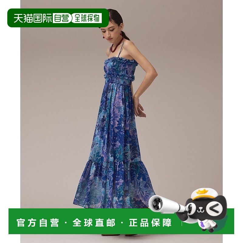 日本直邮GRACE CONTINENTAL 潮汐每日花卉印花连衣裙 [GR9467EW01