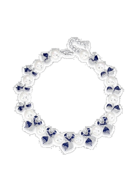 自营 classicharms蓝色珐琅蝴蝶项链 - 蓝色 美国奥莱直发