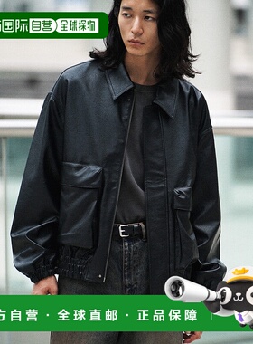 1h可退 日本直邮WYM LIDNM 男士合成皮革短款夹克外套 WYjk1038