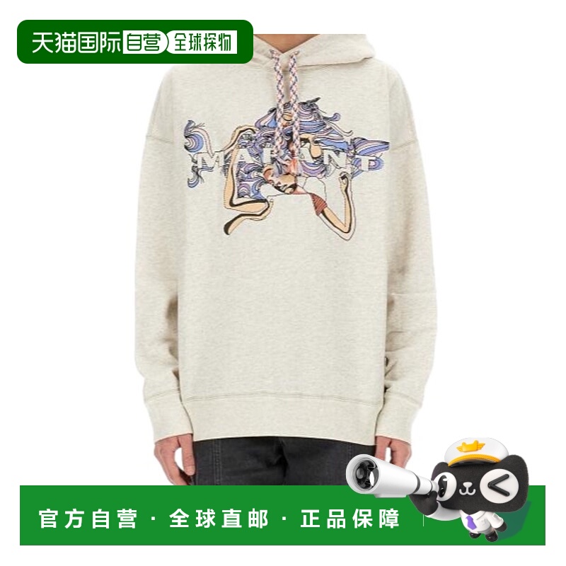 香港直邮Isabel Marant 长袖卫衣 SW0118HAB2M05H帽衫