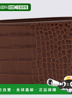 1h可退 香港直邮Tom Ford 汤姆 福特 男士 棕色钱包 Y0410LCL439G