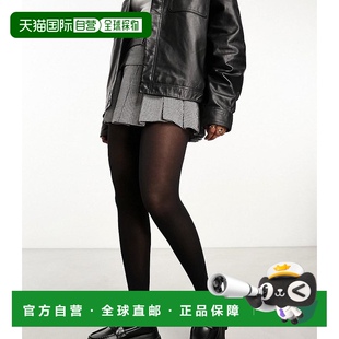 女士 2件套 香港直邮潮奢 黑 袜 ASOS 设计连裤 1h可退 denier