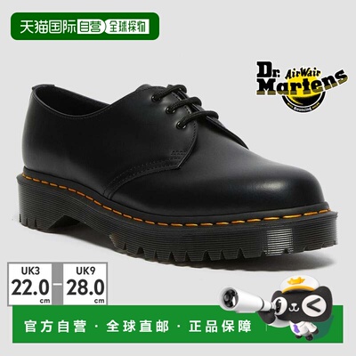 日本直邮Dr.Martens 厚底3孔皮鞋 BEX 1461 黑色厚底鞋