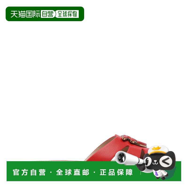 香港直邮PINKO 女士凉鞋 SD0313P003R30 AW2025 红色 Marli Flat
