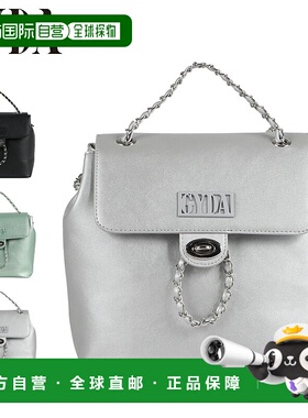 日本直邮GYDA Jada 女士迷你 RUCKSACK FRAME METAL 背包黑色绿色
