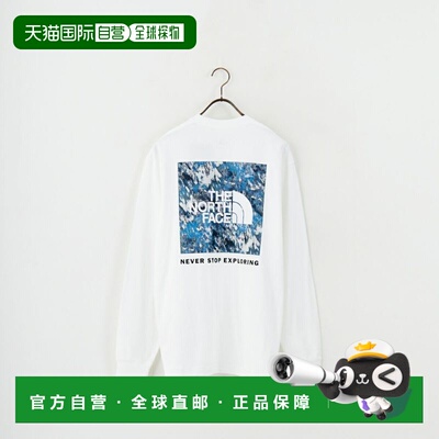 1h可退 日本直邮THE NORTH FACE 男士有机棉长袖T恤 NT82545北面