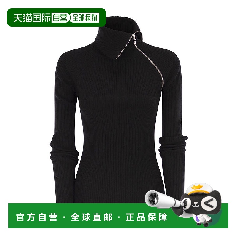 1h可退 香港直邮Sportmax 斯宝麦斯 女士 PINNA 高领拉链套头衫 2