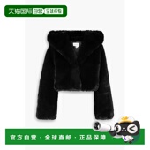 连帽人造皮草夹克 1h可退 AW23LE 女士 短款 香港直邮magda butrym