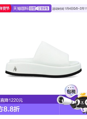 1h可退 香港直邮The Attico 女士 拖鞋 242WS796L001 white白色