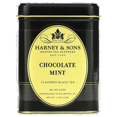 香港直发Harney & Sons巧克力薄荷红茶甜品茶浓郁飘香112g