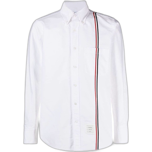 香港直邮THOM BROWNE 男士衬衫 MWL396AF0313100 CO 白色